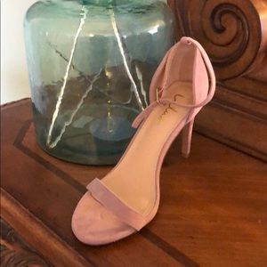 Lulu’s Pink Suede like Sandal